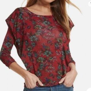 FREE PEOPLE  Dock Street Knit Blouse